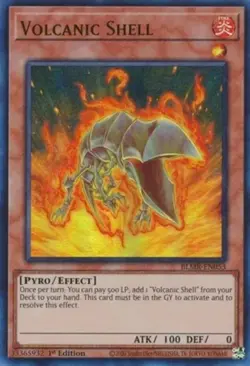 Volcanic Shell - BLMR-EN053 - Ultra Rare - 1st Edition Near Mint Yugioh Card - Image 1