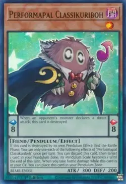Performapal Classikuriboh - BLMR-EN031 - Ultra Rare - 1st Edition Near Mint Yugi - Image 1