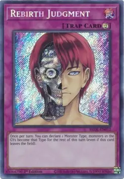 Rebirth Judgment - BROL-EN012 - Secret Rare - 1st Edition Near Mint Yugioh Card - Image 1
