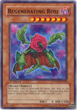 Regenerating Rose - PTDN-EN005 - Common - 1st Edition Near Mint Yugioh Card - Image 1