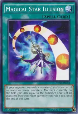 Magical Star Illusion - NECH-EN058 - Common - 1st Edition Near Mint Yugioh Card - Image 1
