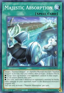Majestic Absorption - DAMA-EN052 - Common - 1st Edition Near Mint Yugioh Card - Image 1