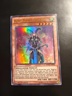 Yugioh Kiwi Magician Girl - MVP1-EN016 - 1st Ed. Ultra Rare - NM - Image 1