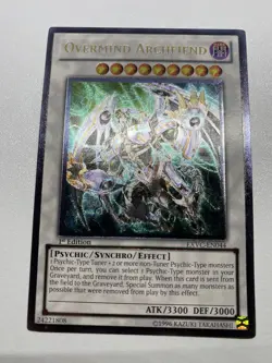 Yugioh Overmind Archfiend 1st Edition Ultimate Rare EXVC-EN044 MP - Image 1