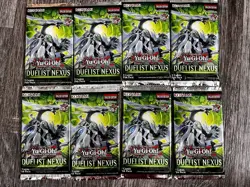 8x Yu-Gi-Oh! Duelist Nexus Booster Packs 25th Display 1st Edition Sealed English - Image 1