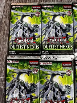 8x Yu-Gi-Oh! Duelist Nexus Booster Packs 25th Display 1st Edition Sealed English - Image 2