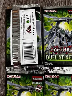 8x Yu-Gi-Oh! Duelist Nexus Booster Packs 25th Display 1st Edition Sealed English - Image 3