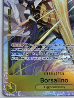 One Piece OPTCG English Borsalino SR EB04-058 SR - NM - Image 4
