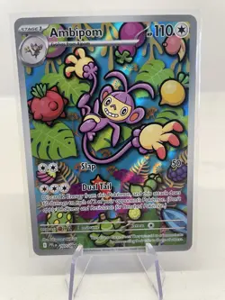 Ambipom 107/094 - Illustration Rare - Phantasmal Flames Holo - Pokemon TCG - Image 1