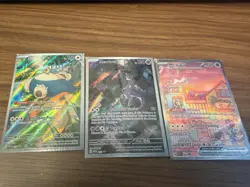 SEALED Mew Mewtwo and snorlax Pokemon TCG Scarlet Violet 151 Black Star Promo - Image 1