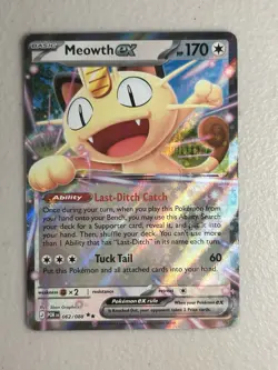 Pokemon Perfect Order Meowth ex 062/088 NM - Image 1