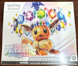 New Pokemon TCG Scarlet Violet Prismatic Evolutions Elite Trainer Box ETB Sealed - Image 1