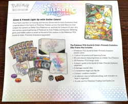 New Pokemon TCG Scarlet Violet Prismatic Evolutions Elite Trainer Box ETB Sealed - Image 2
