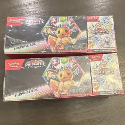 Pokemon Prismatic Evolutions Surprise Box + Booster Bundle Sams Club Sealed (2) - Image 1