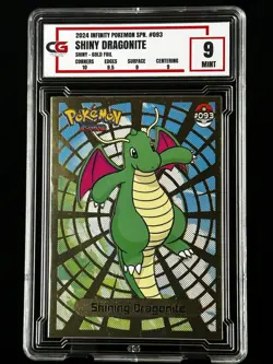 Shining Dragonite CG 9 Infinity Editorial 10 CGC PSA Pokemon Non TCG 2024 - Image 1