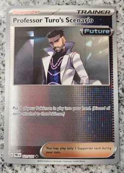 Pokemon TCG Prismatic Evolutions Professor Turo's Scenario 121/131 Reverse RH NM - Image 1