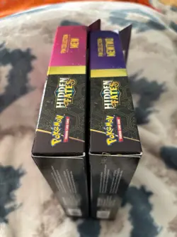 Hidden Fates Mew And Mewtwo Pin Collection Boxes Lot of 2 Sealed Pokemon - Image 4