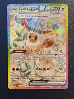 Pokemon Eevee ex 167/131 Special Illustration Rare Prismatic Evolutions 2025 - Image 1