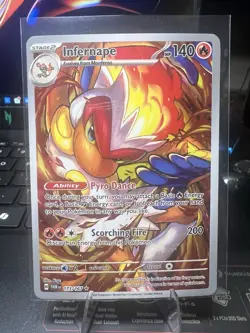 Pokemon Infernape 173/167 Sv06 Twilight Masquerade Illustration Rare Holo 140 HP - Image 1
