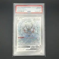2023 POKEMON SWORD & SHIELD CROWN ZENITH #GG48 FULL ART/ZACIAN V PSA 10 - Image 3