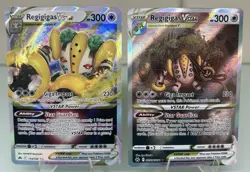 Pokemon TCG Regigigas VSTAR 114/159 and Regigigas VSTAR GG55/GG70 Crown Zenith - Image 1