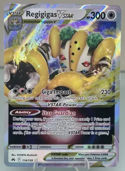 Pokemon TCG Regigigas VSTAR 114/159 and Regigigas VSTAR GG55/GG70 Crown Zenith - Image 3