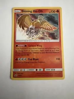 Pokemon Shining Ho-Oh SM70 Sun & Moon Promo NM - Image 1