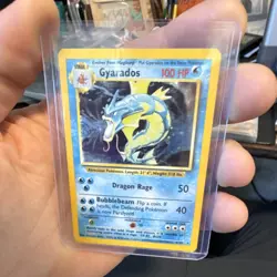 Pokemon Gyarados Base Set Holo Rare 100 HP 006/102 Wizards 1999 English - Image 1