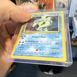 Pokemon Gyarados Base Set Holo Rare 100 HP 006/102 Wizards 1999 English - Image 3