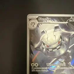 Pokemon TCG Steelix 150/132 Me01 Mega Evolution Illustration Rare Holo 200 HP - Image 5