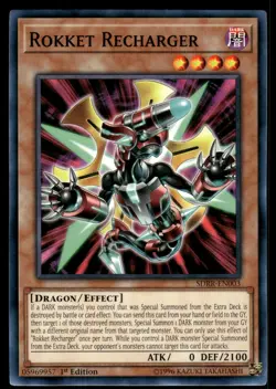 Rokket Recharger SDRR-EN003 Common / Short Print Yu-Gi-Oh 1st Edition Near Mint - Image 1