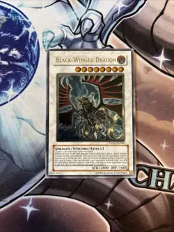 Yugioh - Black-Winged Dragon TSHD-EN040 Unlimited Ultimate Rare VLP (WNU) - Image 1