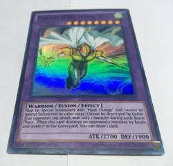 Masked HERO Divine Wind SDHS-EN043 Super Rare 1st Edition Yu-Gi-Oh! - Image 2
