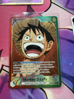 One Piece OP13 /OP14 x2 All Sunday, luffy Leader - Image 2