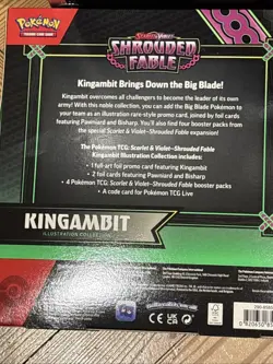 Pokemon TCG - Shrouded Fable Kingambit Illustration Collection Box - New - Image 2