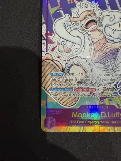 One Piece Monkey D Luffy SEC Alt Art OP05-119 Awakening New Era NM/LP - C - Image 5