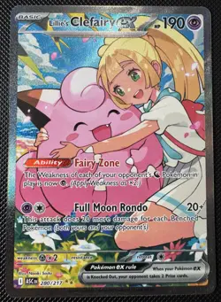 Pokemon Ascended Heroes Lillie's Clefairy SIR #280/217 Near Mint or Better - Image 1