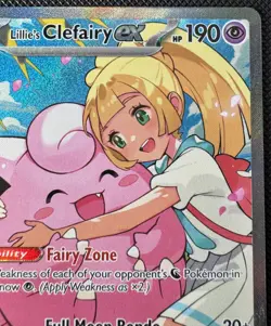 Pokemon Ascended Heroes Lillie's Clefairy SIR #280/217 Near Mint or Better - Image 4