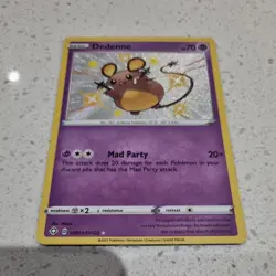 Pokemon TCG Dedenne SV051/SV122 Shining Fates (NM) Holo Rare Pokemon Card - Image 1