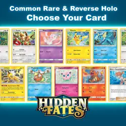 Pokemon Hidden Fates : Choose Your Card! Common to Rare & Reverse Holo NM - Image 1
