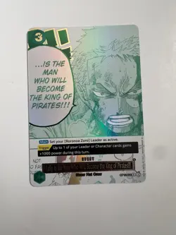 One Piece Card Game Luffy Is the Man Who Will Become the King of Pirates!!! Z&S - Image 1