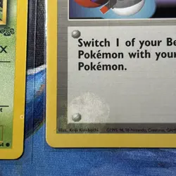 Pokemon Error Misprint Ink Blot Printer Hickey Vintage WOTC 4 ERROR CARDS - Image 5