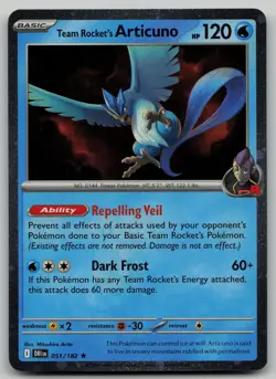 Team Rocket's Articuno - 051-182 (Cosmos Holo) Promo Miscellaneous Cards & Produ - Image 1