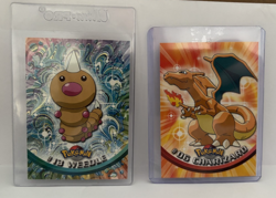 SET of 2: 1999 Topps Tv Animation Ed. Pokemon Cards #06 CHARIZARD & #13 WEEDLE - Image 3