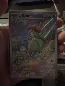 Pokemon TCG Lilligant 092/086 Black Bolt IR Holo Card NM/M Condition - Image 1