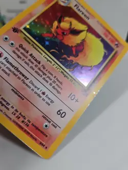 Pokemon TCG Flareon 19/64 1st Edition Jungle Card - Image 4