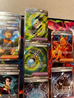 Lot of 17 Full Art Trainer and EX Cards from various sets. NM+ Pokemon TCG - Image 4