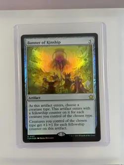 Banner Of Kinship #127 Rare - PROMO - MTG - NM Foil - Aetherdrift - Image 1