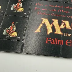 Vintage Magic The Gathering Fallen Empires Unpunched Token Counter Sheet WOTC - Image 3