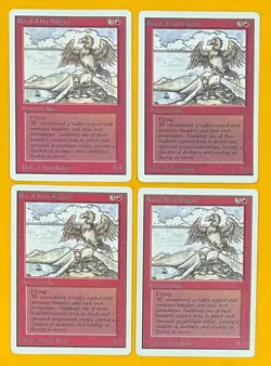 MTG ROC OF KHER RIDGES (x4) Unlimited (OldManMTG 009-507) - Image 1